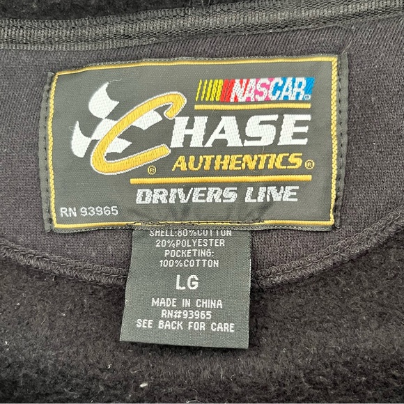 Chase Authentics Men’s Dale Earnhardt Jr Full Zip Hoodie Jacket Size Large - Picture 2 of 14